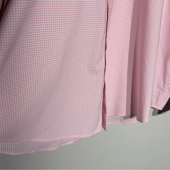 Peter Millar Summer Comfort Shirt Button Up Performance Pink Gingham Siz… - Picture 7 of 14